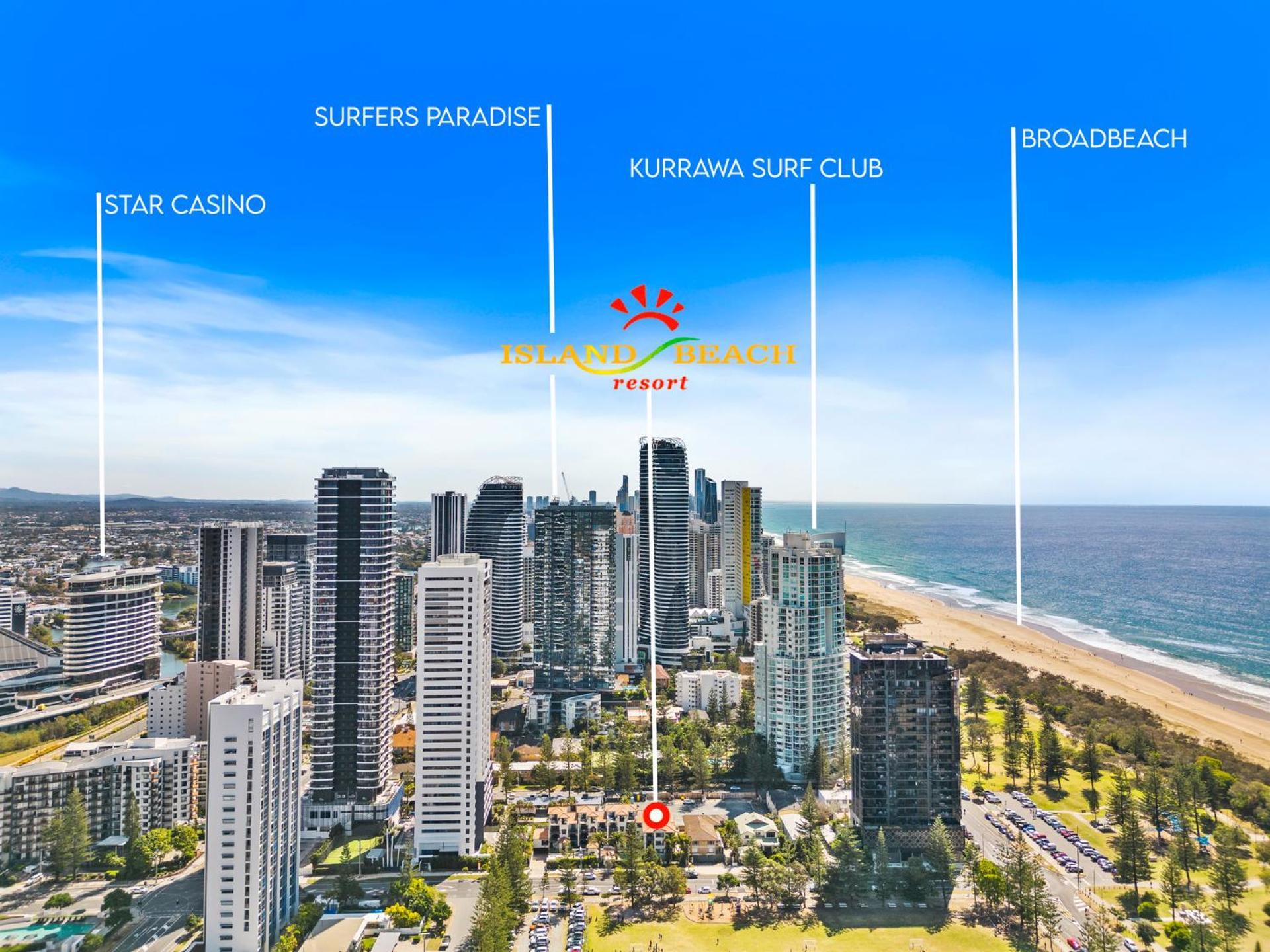 Island Beach Resort Gold Coast Esterno foto